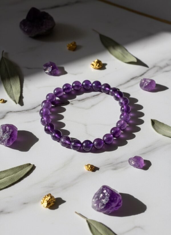 Natural Amethyst Bracelet